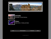 Tablet Screenshot of dalekeller.net